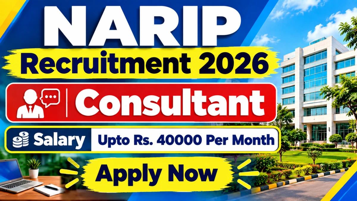 NARIP Consultant Recruitment 2026