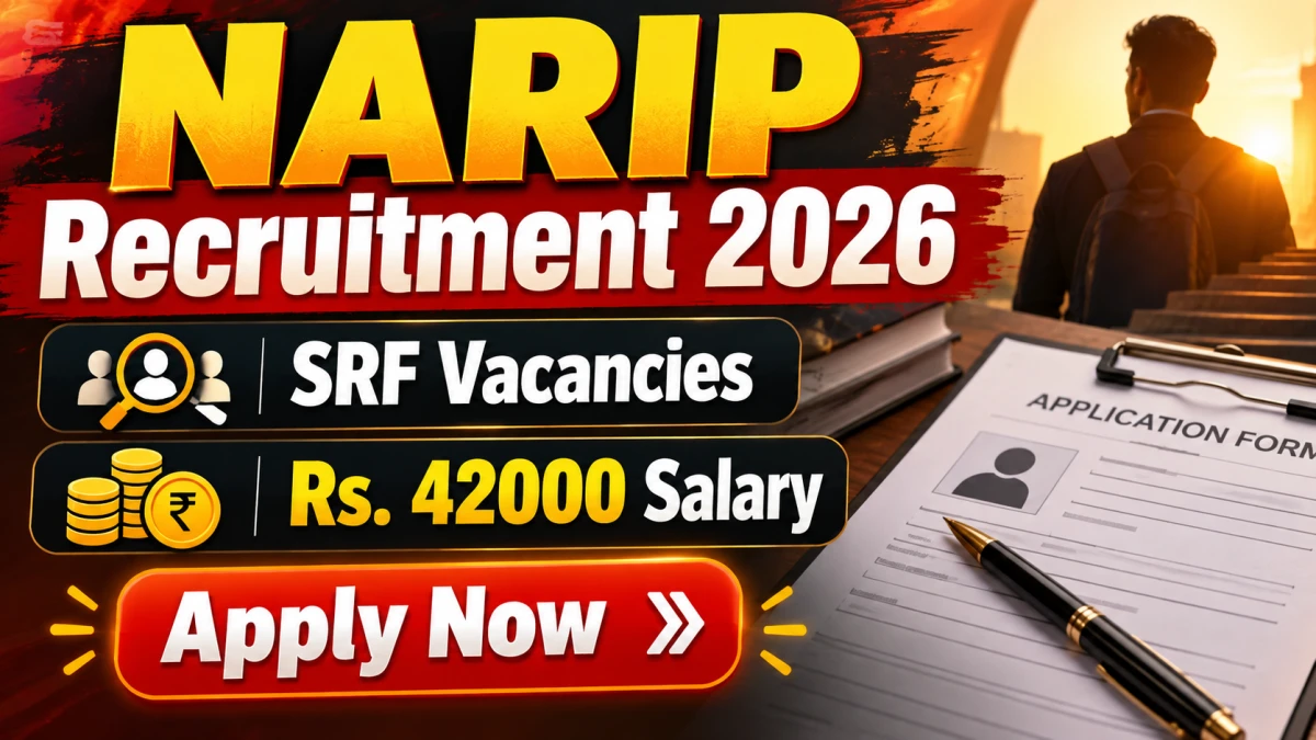 NARIP Senior Research Fellow Recruitment 2026