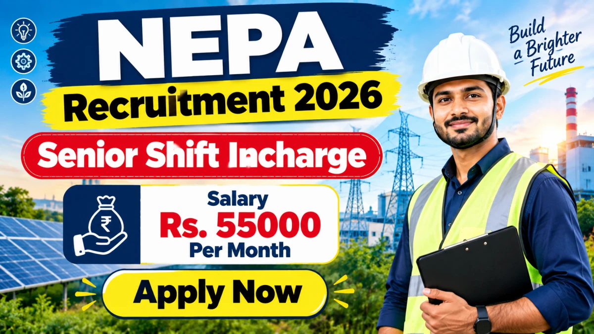 NEPA Senior Shift Incharge Recruitment 2026