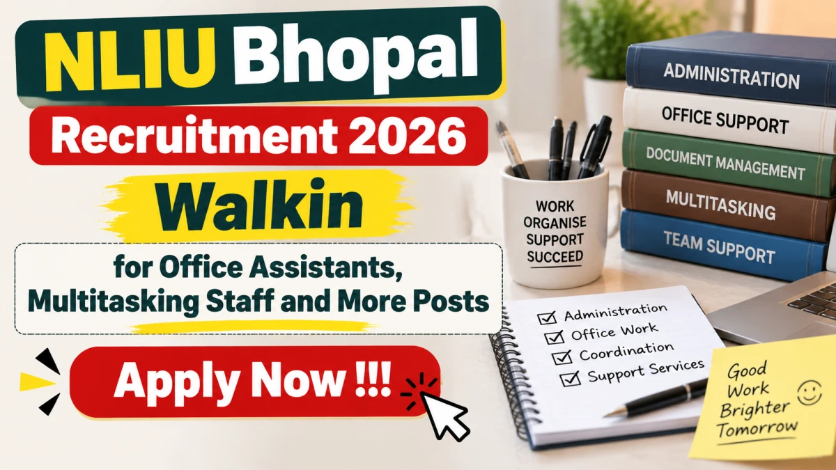 NLIU Bhopal Recruitment 2026