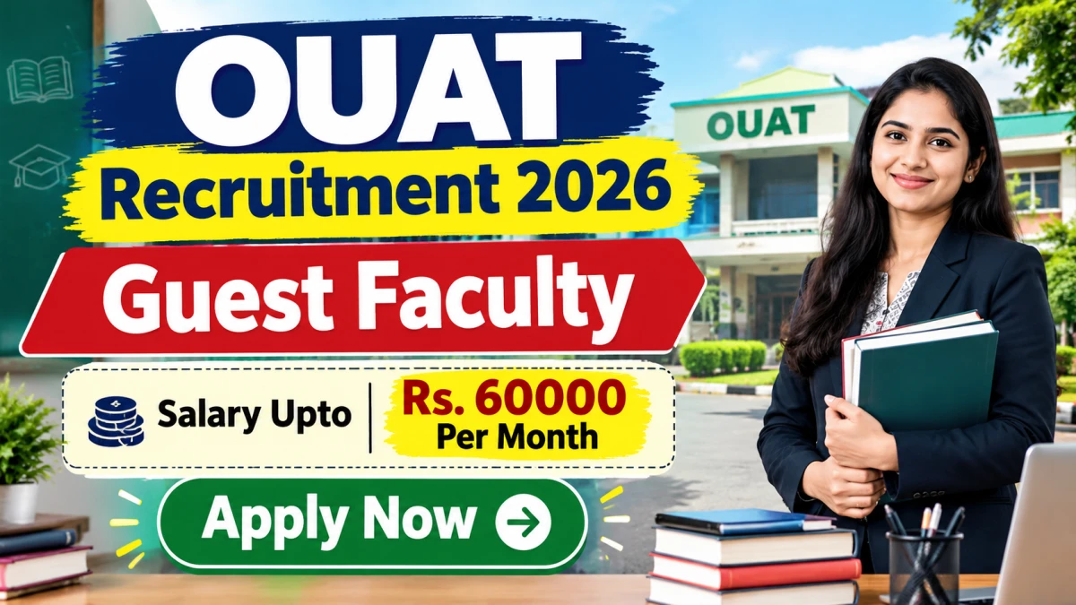 OUAT Guest Faculty Recruitment 2026
