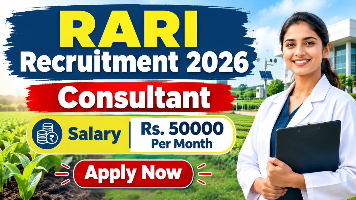 RARI Consultant Recruitment 2026