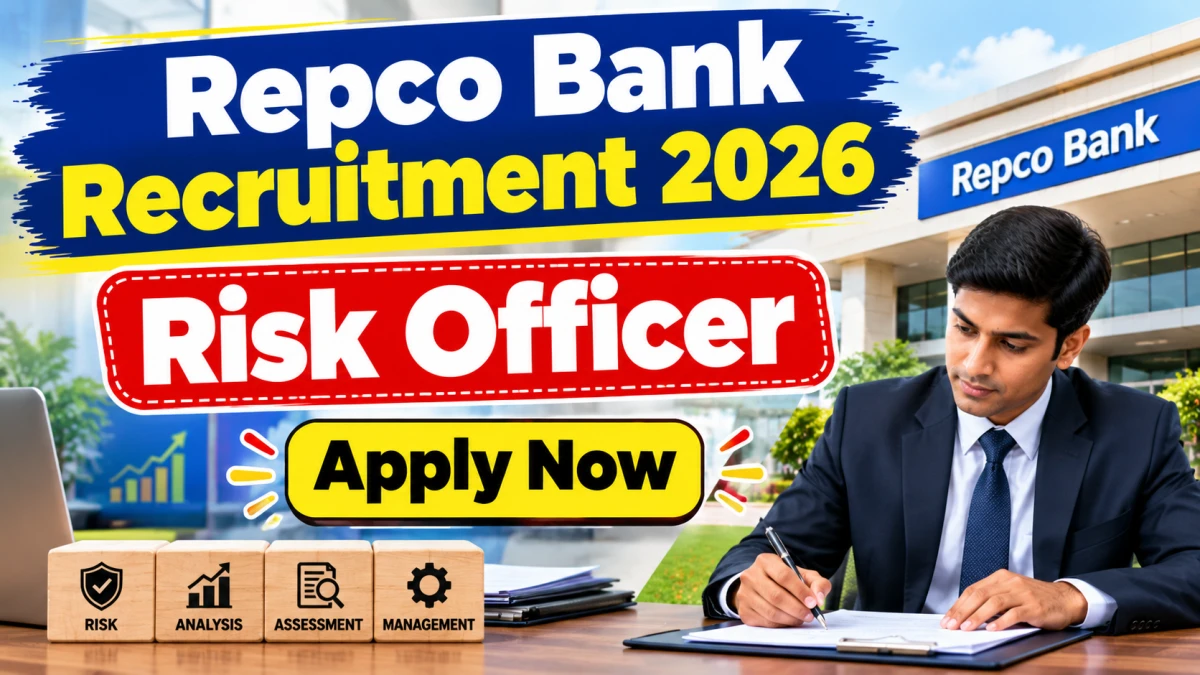Repco Bank Risk Officer Recruitment 2026