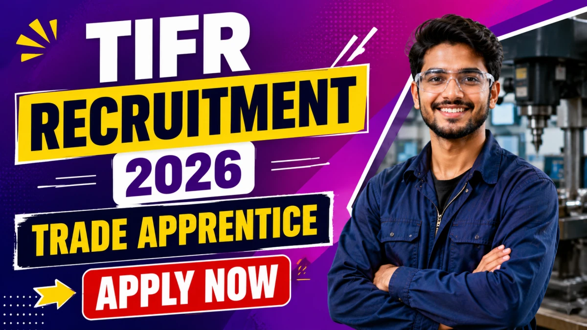 TIFR Trade Apprentice Recruitment 2026