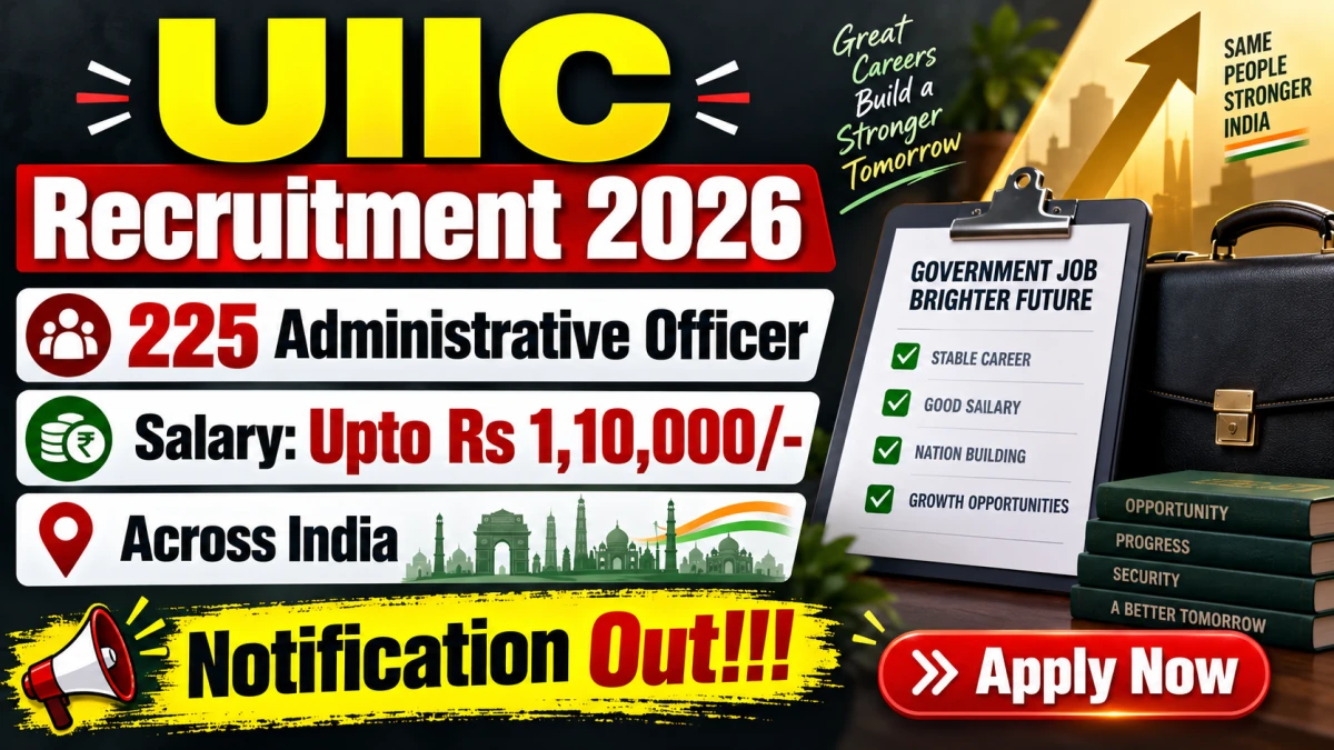 UIIC AO Recruitment 2026