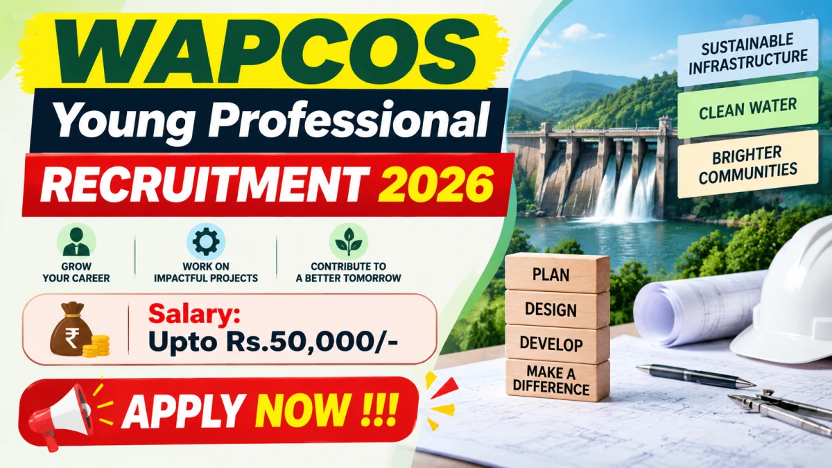 WAPCOS Young Professional Recruitment 2026