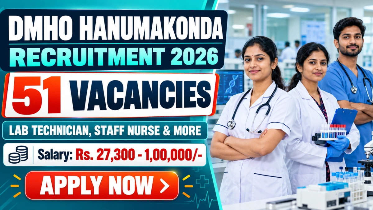 DMHO Hanumakonda Recruitment