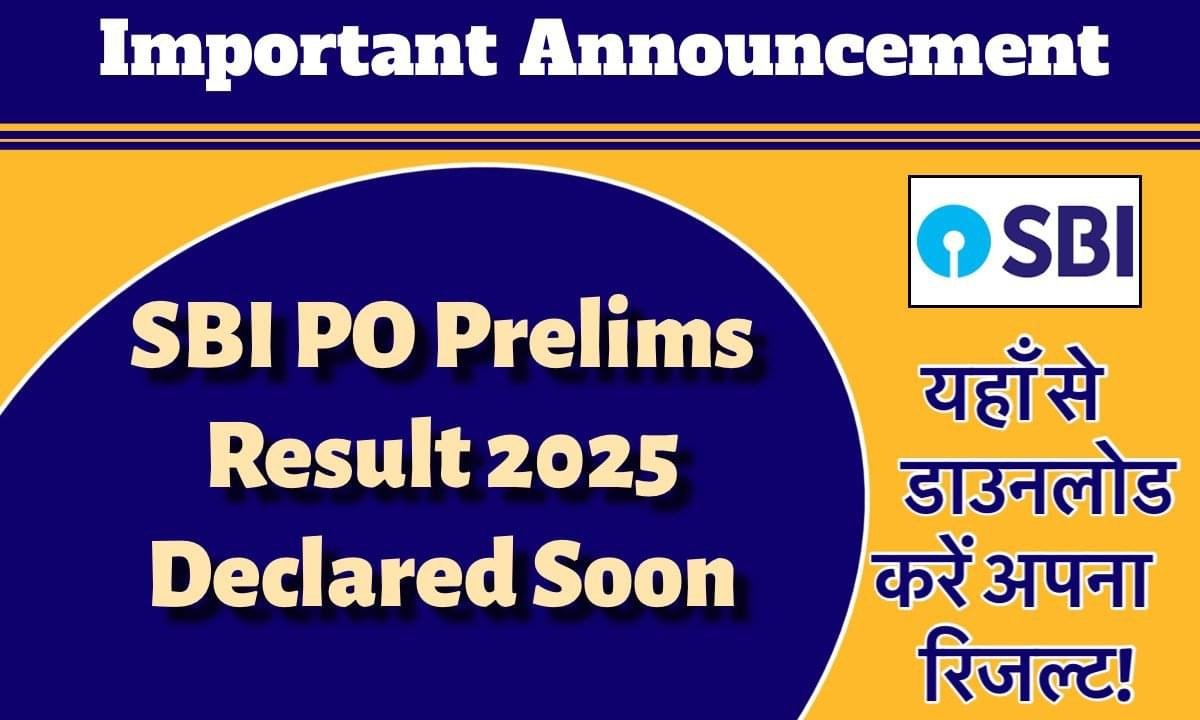 SBI PO Prelims Result 2025 Live Updates: Download immediate results