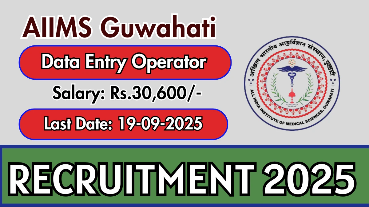 AIIMS Guwahati Recruitment 2025
