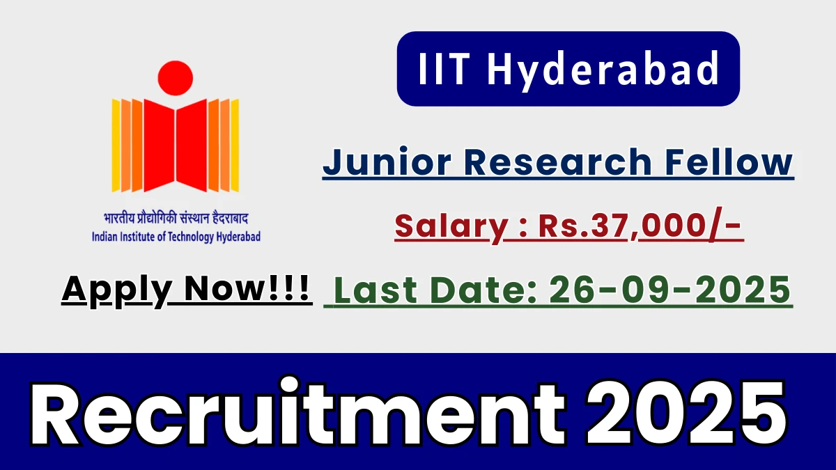 IIT Hyderabad Recruitment 2025