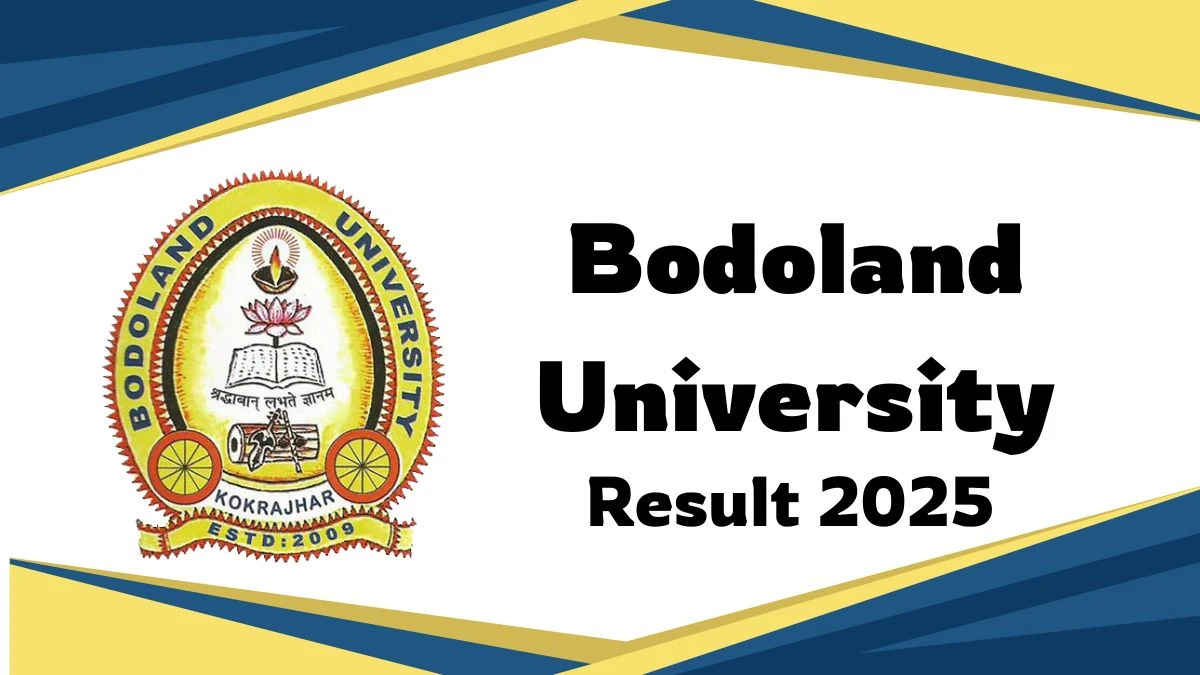 Bodoland University Results 2025